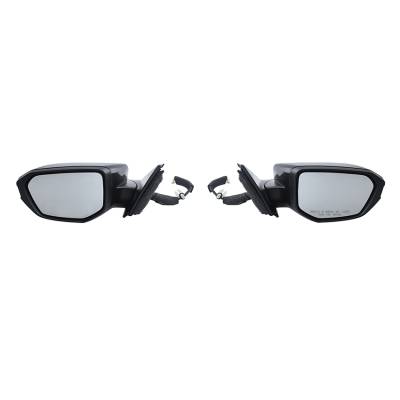 Rareelectrical - New Pair Door Mirror Compatible With Honda Civic 2016 4 Heads 4 Pin 76201Tbaa11zf Ho1321283 - Image 1