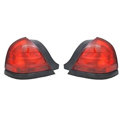 Rareelectrical - New Pair Of Tail Lights Compatible With Ford Crown Victoria Base 2000-2006 2007 2008 By Part Numbers - Image 3