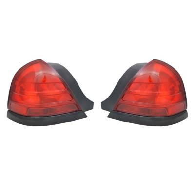 Rareelectrical - New Pair Of Tail Lights Compatible With Ford Crown Victoria Base 2000-2006 2007 2008 By Part Numbers - Image 4