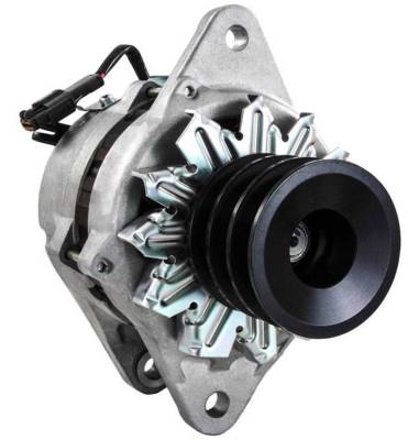 Rareelectrical - New Alternator Compatible With Hitachi Excavator Ex330 Ex370 6Sd1t 40Amp 101211-6321 Denso - Image 1
