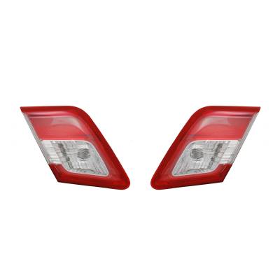 Rareelectrical - New Inner Set Of 2 Tail Lights Compatible With Toyota Camry 2010-2011 To2802104 81580-06230 - Image 1