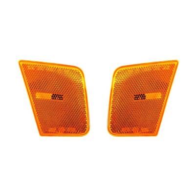 Rareelectrical - New Pair Of Side Marker Lights Compatible With Jeep Liberty 2005-2007 55156882Ab 55156883Ab - Image 2