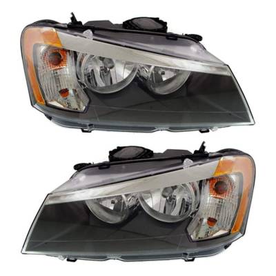Rareelectrical - New Pair Of Halogen Headlight Compatible With Bmw X3 3.0Si Sport 2011-2014 By Part Number - Image 3