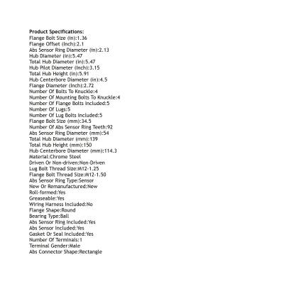 Rareelectrical - New Hub Assembly Compatible With Kia K900 3.8L 5.0L 2015 2016 2017 By Part Numbers Pt513377 Ha590620 - Image 4
