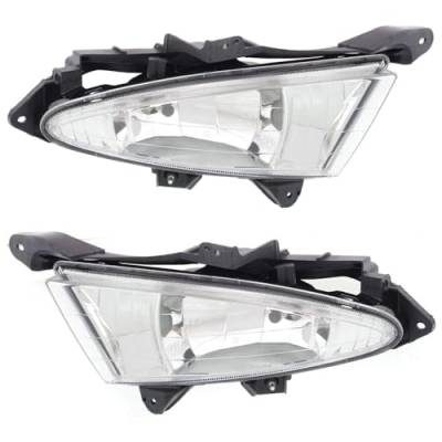 Rareelectrical - New Pair Of Fog Lights Compatible With Hyundai Elantra Gls Se Sedan 2007-2010 By Part Numbers - Image 5
