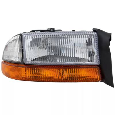 Rareelectrical - New Right Headlights Compatible With Dodge Dakota Durango Plus R/T Slt Crew Extended Standard Cab - Image 1