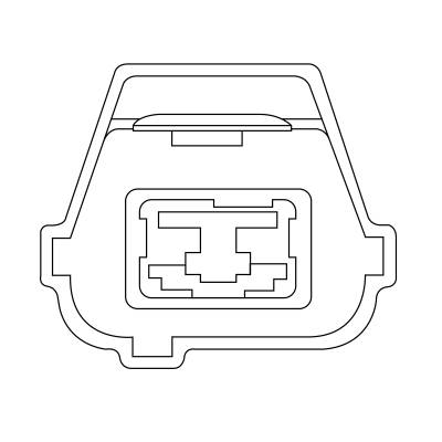Rareelectrical - New 1 Way Connector Compatible With Chevrolet W3500 Tiltmaster W4500 Tiltmaster L4 4.8L 290Cid 1999 - Image 1