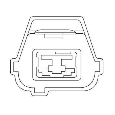 Rareelectrical - New 1 Way Connector Compatible With Chevrolet W3500 Tiltmaster W4500 Tiltmaster L4 4.8L 290Cid 1999 - Image 2