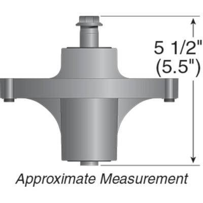 Rareelectrical - New Spindle Assembly Compatible With Exmark Toro 74387 Qzs708gem60200 Qze708gem42200 74622 74626 By - Image 3