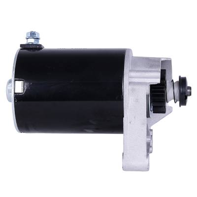 Rareelectrical - New Starter Motor Compatible With Briggs & Stratton 14 16 18 Hp Starter 497596 V Twin With Free Gear - Image 2