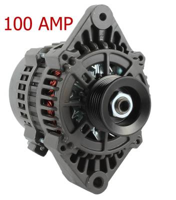 Rareelectrical - New 100A High Amp Alternator Compatible With Crusader Boat 496 2001-2004 19020617 Ra097007a - Image 5