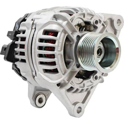 Rareelectrical - New 12V Alternator Compatible With Komatsu Telescopic Handler Wh714h-1 Wh716-1 2004-2013 By Part - Image 1