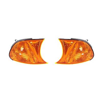 Rareelectrical - New Amber Turn Signal Lights Pair Compatible With Bmw 325Ci 2002-2003 Bm2521115 63136919650 - Image 5