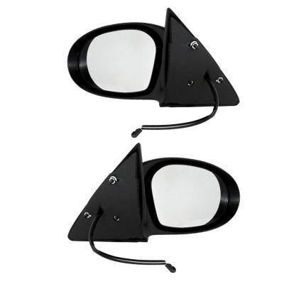 Rareelectrical - New Pair Of Door Mirrors Fits Pontiac Grand Am Se1 2002-2003 Gm1320257 Gm1321257 - Image 1