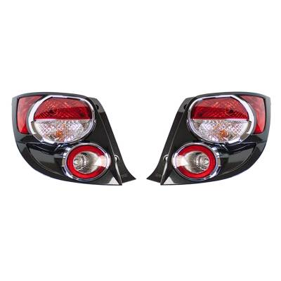 Rareelectrical - New Tail Light Pair Compatible With Chevrolet Sonic Hatchback 2012 2013 Gm2801252 Gm2800252 95470356 - Image 4