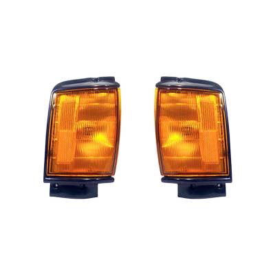 Rareelectrical - New Pair Of Side Marker Lights Compatible With Toyota 4Runner 1984-86 81610-89143 8162089143 - Image 1