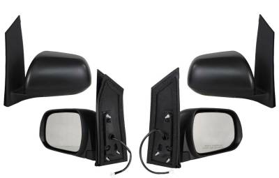 Rareelectrical - New Door Mirror Pair Compatible With Toyota 11-13 Sienna Power W/O Heat To1320268 Ty132er To1321268 - Image 4