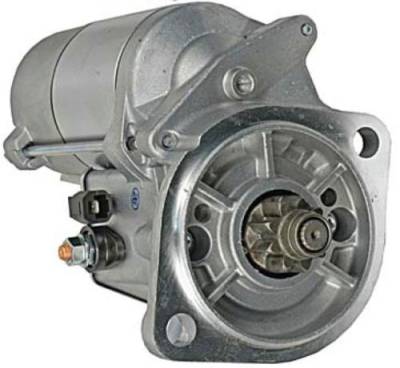Rareelectrical - New Starter Motor Compatible With John Deere Excavator 27C 35C 50C Isuzu 8971128650 228000-3852 - Image 1