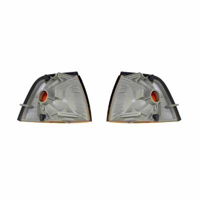 Rareelectrical - New Pair Of Turn Signal Lights Compatible With Bmw 320I 1992-1994 1995 63-13-8-353-279 63138353280 - Image 3