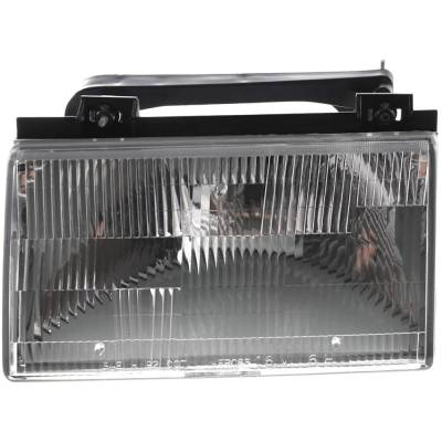 Rareelectrical - New Left Headlights Compatible With Ford Mercury Tempo Topaz 2.3L 1988 1989 1990 1991 By Part - Image 1
