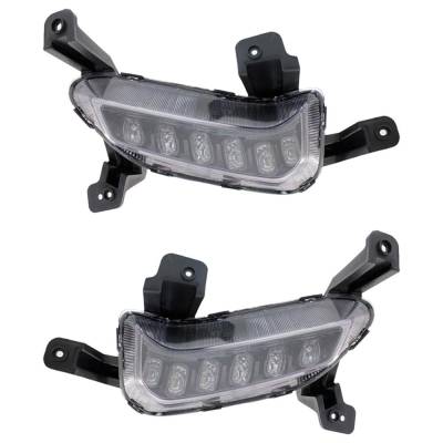 Rareelectrical - New Daytime Running Lights Compatible With Hyundai Elantra 1.4L 2.0L 2017 2018 By Part Numbers - Image 1