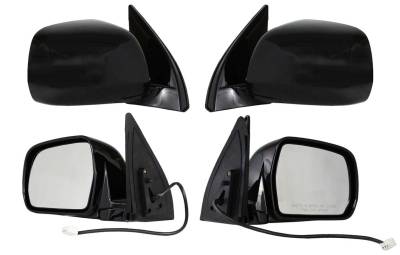 Rareelectrical - New Door Mirror Pair Compatible With Toyota 01-07 Highlander Power W/O Heat To1320200 70086T - Image 2