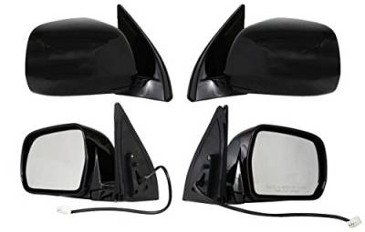 Rareelectrical - New Door Mirror Pair Compatible With Toyota 01-07 Highlander Power W/O Heat To1320200 70086T - Image 3