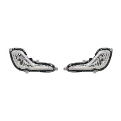 Rareelectrical - New Pair Of Fog Lights Compatible With Hyundai Accent 2012 2013 2014 92202-1R000 922021R000 - Image 2
