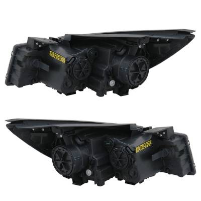 Rareelectrical - New Pair Of Headlights Compatible With Kia Sedona Lx Mini Passenger Van 4-Door 2015 2016 2017 2018 - Image 2