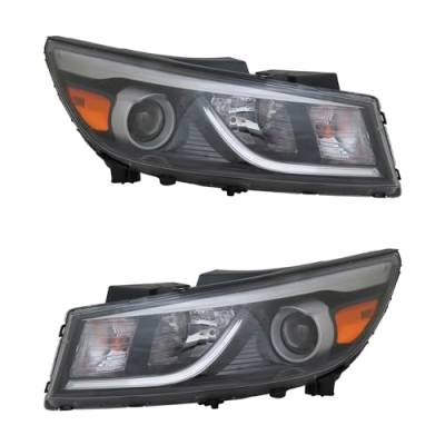Rareelectrical - New Pair Of Headlights Compatible With Kia Sedona Lx Mini Passenger Van 4-Door 2015 2016 2017 2018 - Image 4