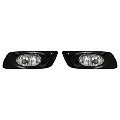 Rareelectrical - New Pair Of Fog Lights Compatible With Honda Civic Sedan Dx Ex 2012 33900-Tr7-A01 33950Tr7a01 - Image 5