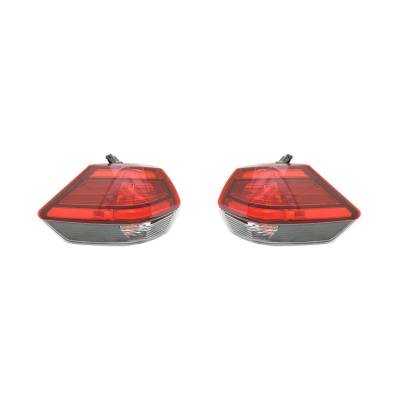 Rareelectrical - New Pair Of Tail Lights Fits Nissan Rogue S Sl Sv 2.0L 2017 265506Fl0a Ni2804110 - Image 2