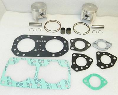 Rareelectrical - New Jet Ski Rebuild Kit Compatible With .75Mm Over Kawasaki 1989-1996 Ts 1986-1995 X2 650Cc - Image 3