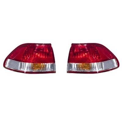 Rareelectrical - New Pair Of Tail Lights Compatible With Honda Accord Sedan 2001 2002 By Part Numbers 33501S84a11 - Image 3