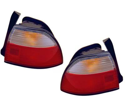 Rareelectrical - New Pair Of Tail Lights Compatible With Honda Accord 1996 1997 By Part Numbers Ho2801119 33501Sv4a03 - Image 4