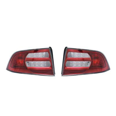 Rareelectrical - New Tail Light Pair Compatible With Acura Tl Base 2008 33551Sepa11 33551-Sep-A11 Ac2819107 - Image 1