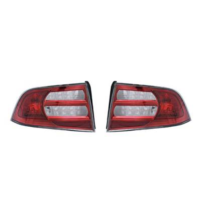 Rareelectrical - New Tail Light Pair Compatible With Acura Tl Base 2008 33551Sepa11 33551-Sep-A11 Ac2819107 - Image 3