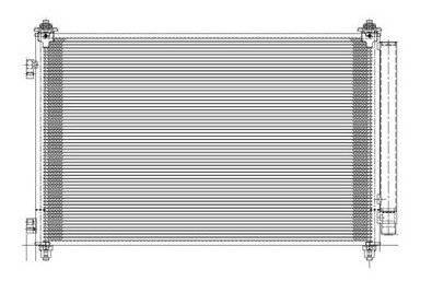 Rareelectrical - New Ac Condenser Compatible With Mazda 07-12 Cx-9 Pfc Td1161480a Ma3030155 7-3613 4563 6188 - Image 1