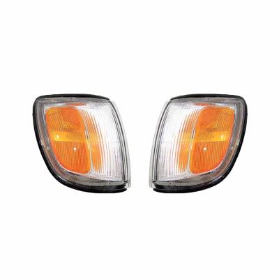 Rareelectrical - New Pair Of Side Marker Lights Compatible With Toyota 4Runner 1996-97 81610-35310 8162035310 - Image 1