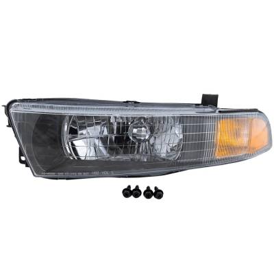 Rareelectrical - New Left Headlights Compatible With Mitsubishi Galant 2.4L 3.0L 2002 2003 By Part Numbers Mi2502122 - Image 1