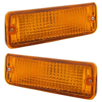 Rareelectrical - New Pair Of Daytime Running Lights Compatible With Toyota T100 2.7L 3.0L 3.4L 1993 1994 1995 1996 - Image 1