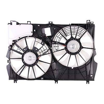 Rareelectrical - New Dual Radiator & Condenser Fan Fits Lexus Rx350 2016-17 2018 2019 163610P400 - Image 2