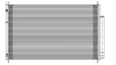 Rareelectrical - New Ac Condenser Compatible With 2011-2012 Honda Odyssey Pfc Ho3030155 80110 Tk8 A01 80110 Tk8 A01 - Image 3
