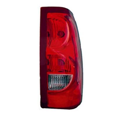 Rareelectrical - New Right Tail Light Compatible With General Motors Chevrolet Silverado 1500 2500 Hd Fleetside 2003 - Image 1