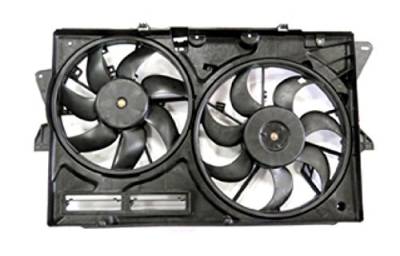 Rareelectrical - New Dual Radiator Condenser Fan Compatible With Ford Taurus 2014-2013 3.5L V6 3496Cc 213Cid - Image 1