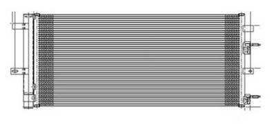 RAREELECTRICAL - New Ac Condenser Compatible With Lincoln 2013-14 Mkz 2.0L L4 1999Cc 122 Cid Hybrid Dg9z 19712 A Dg9z - Image 1