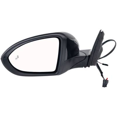 Rareelectrical - New Left Mirror Compatible With Volkswagen Jetta 1.4L 1.5L 2.0L 2019-2022 By Part Numbers Vw1320182 - Image 1