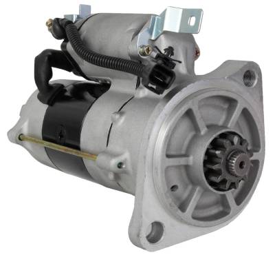 Rareelectrical - New 24V Starter Motor Compatible With Hino Jo8c Engine 28100-E0080 28100E0080 0365-502-0017 - Image 1