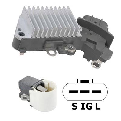 Rareelectrical - New 12V Regulator Kit Fits Toyota Matrix 2007-2008 Kl4718w51 270602808084 Dan944 - Image 2