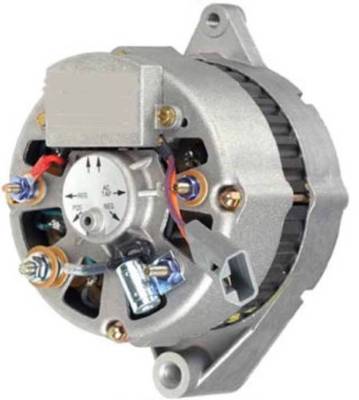 Rareelectrical - New 12 Volt 65 Amp Alternator Compatible With Clark Skidder 666 3046654 385656 2807382 - Image 3